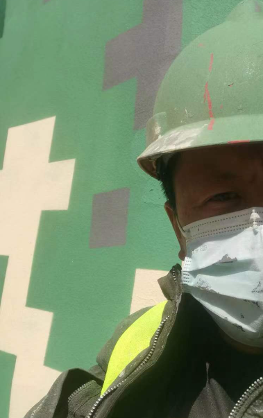 运城迷彩漆未完全固化；