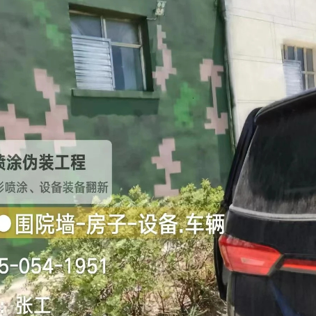 运城数码迷彩漆施工